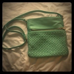 Turquoise Messenger Bag